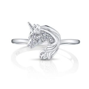 NWT unicorn sterling silver ring